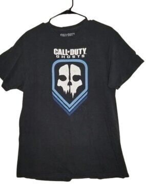 Call of Duty T Shirt Large Black Graphic Video Games Ghosts